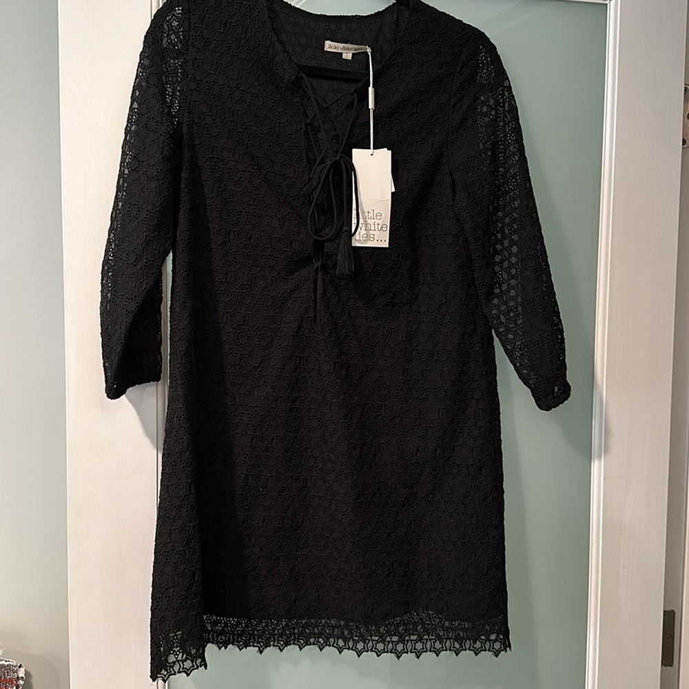 Urban Outfitter Little White Lies Black Fion Dress